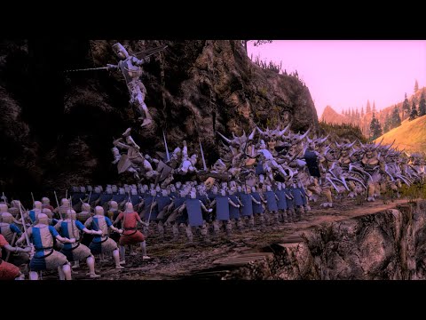 20 Giant Ogres vs. 1,000 Heavy Knights and Footmen  Ultimate Epic Battle Simulator  UEBS