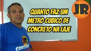 Um Metro Cubico De Concreto Cobre Quantos Metros Quadrados