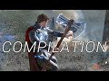 Stormbreaker All Lightning/Thunder Power Scenes | MCU Compilation [Open Matte/IMAX HD]
