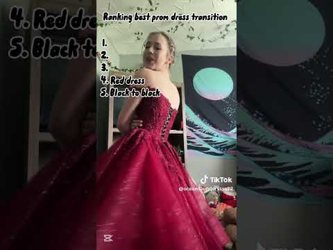 Prom dress transition #tiktok #viral #tiktokvideo #fypシ゚viral #fyp