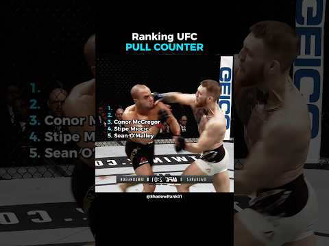 UFC PULL COUNTER Moments That Were INSANE 🤯 #ufc #mma #boxing #conormcgregor #edit