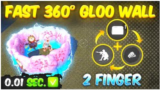 Super Fast 360 Degree Gloo Wall Trick 2 Finger �