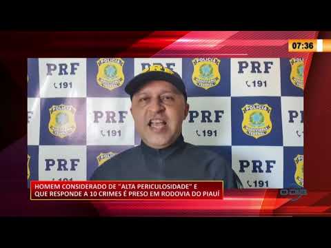 Homem que responde a 10 crimes eÌ preso em rodovia do PiauiÌ 04 08