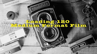 How to load, shoot, and unload film | 120 Medium Format | Rolleiflex TLR Camera