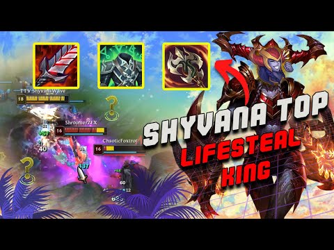 Shyvana Top vs Olaf - 20 KILLS Olaf Destroyed! Spirit Visage testing