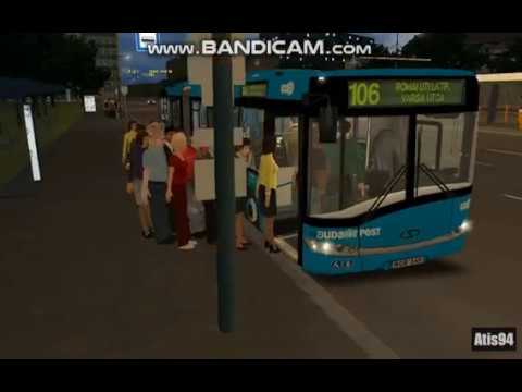 OMSI 2 - 106-os járat: Árpád híd M-Flórián tér - Betértünk Óbudára!