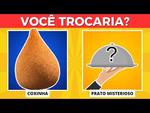 Troca essa Comida pelo Prato Misterioso? 🍔 | Quiz das Escolhas | Detona Quiz