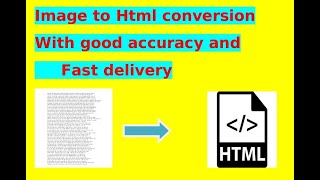 Convert Image to HTML | Convert JPG to HTML | Image to HTML code generator | create HTML from Image