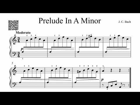 J.C. Bach - Prelude in A Minor