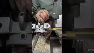 Waw The Amazing Lathe Work In Brass Piece#lathemachine #youtube #automobile