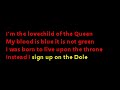 Space - Lovechild of the Queen (Custom Karaoke Cover)