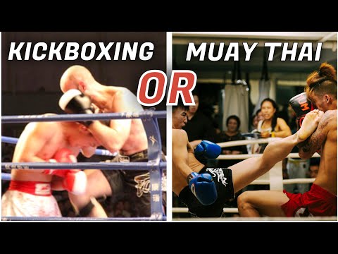 What’s the difference between Kickboxing & Muay Thai?