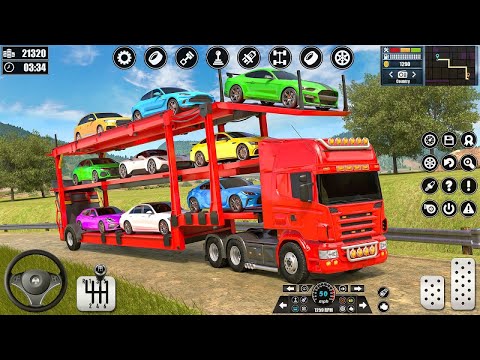 Car Transporter Truck Driving Simulator - Cargo Transport Multistory Vehicle - Android GamePlay