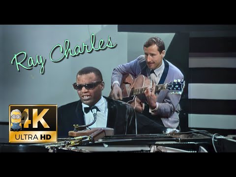 Ray Charles AI 4K Colorized Restored - 😎 What'd I Say 😎 1966