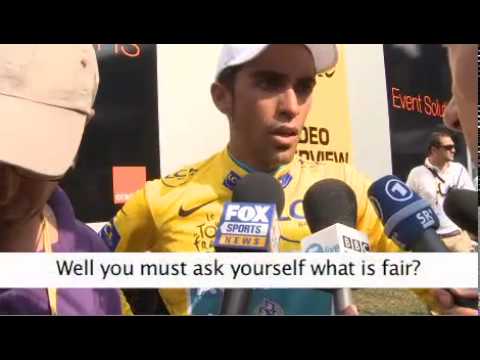 2010 Tour de France - Alberto Contador clears up the controversy