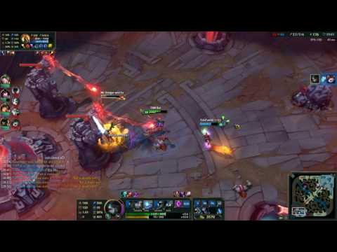 League of Legends - 1 v 5 Pentakill with Akali