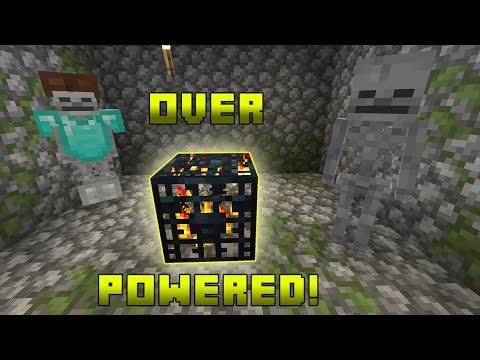 I Built a Skeleton Farm in HARDCORE Minecraft!