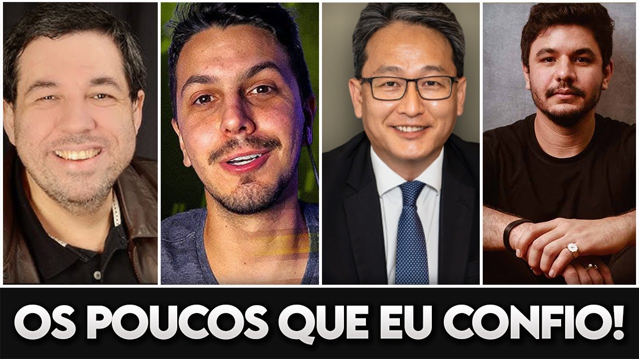Quais os INFLUENCIADORES SÉRIOS de INVESTIMENTO? 5 canais que eu ACOMPANHO e me AJUDAM MUITO!
