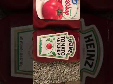 Heinz ketchup vs Great value ketchup- HEINZ FAILS