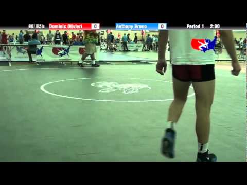 University Nat`ls FS  60 KG / 132.25 lbs: Dominic Olivieri vs. Anthony Bruno
