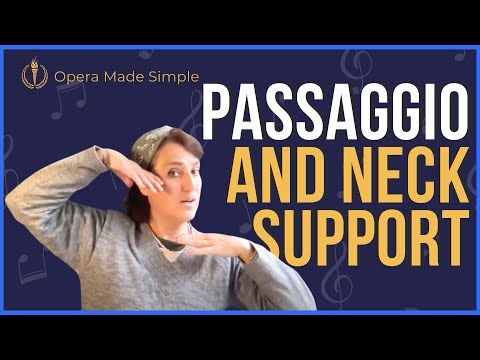 Passaggio and Neck support | Vocal technique