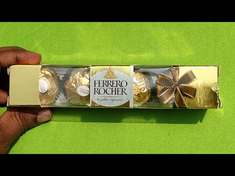 Unboxing Royal Ferrero Rocher Chocolate  Review - Ibibna