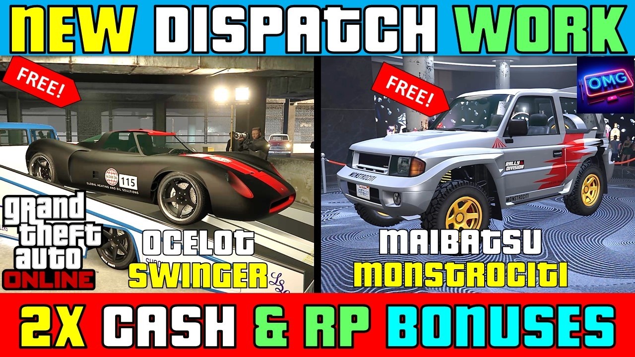 NEW DRIPFEED CONTENT | 2X Cash & RP On Vincent Dispatch Work | GTA Online Weekly Update #gta