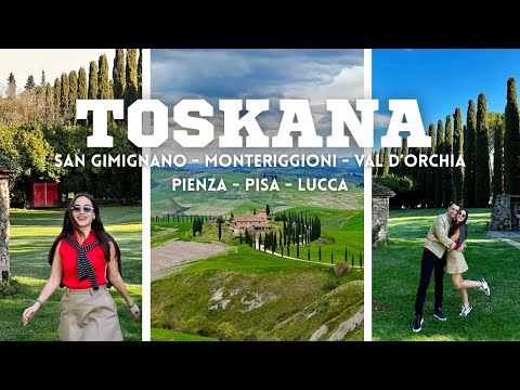 TOSKANA TURU | En güzel kasabalarını geziyoruz | Üzüm bağları, konaklama, ulaşım, rota önerileri -4K