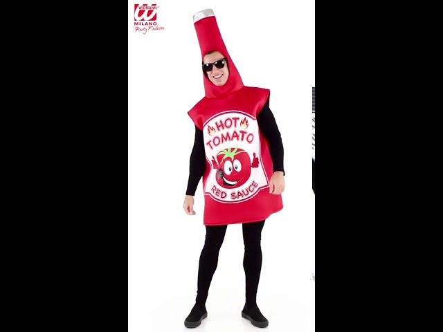 Vídeo relacionado con Patifirst Disfraz De Kétchup Para Cosplay - Unisex Para Adultos Disfraces Divertidos De Kétchup Y Mostaza - Ropa Original De Alimentos Para Parejas Y Fiestas Halloween Carnaval Disfraces Con