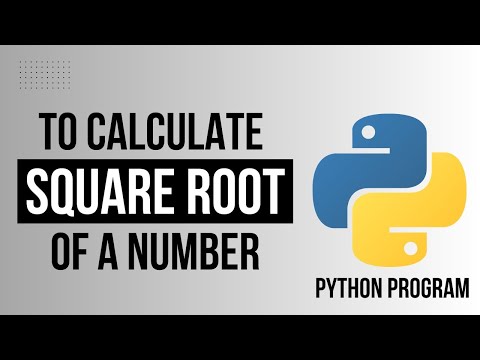 Python Program To Calculate Square Root Of A Number Python Programming Python For Beginners