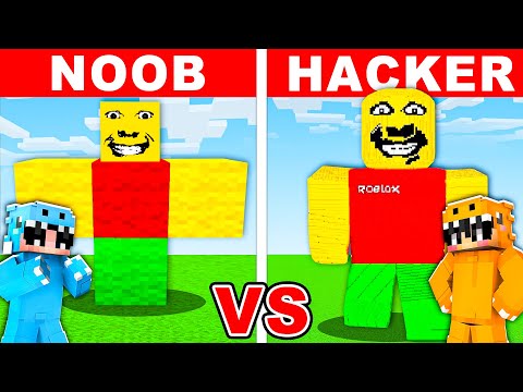 NOOB vs HACKER: Strict Dad Build Challenge CHEAT!