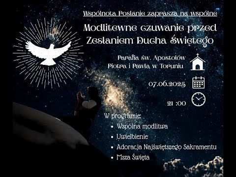 Czuwanie przed Uroczystością Zesłania Ducha Świętego