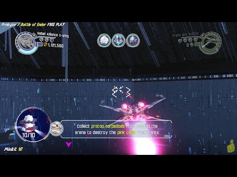 Lego Star Wars The Force Awakens: Prologue / The Battle of Endor FREE PLAY (All Collectibles) - HTG