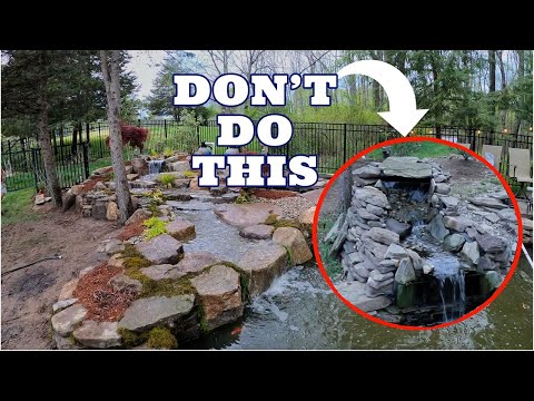 Complete WATERFALL REBUILD | VOLCANO CASCADE FAILURE