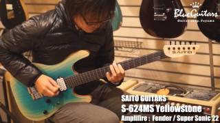 Video thumbnail for Blue Guitars - SAITO GUITARS / Model Lineup - S-622(SSH),S-622(2H),S-624MS,S-724MS by Blue Guitars