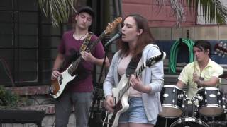 Danny Pinter plays bass in Gunship Politico by State Radio