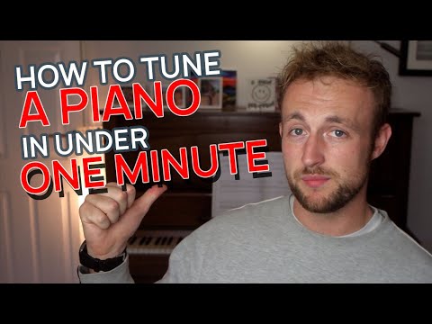 How To Tune an Upright Piano in Under One Minute