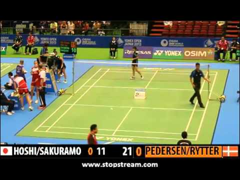 R16 - WD - C.Pedersen / K.Y.Juhl vs Hoshi C. / Sakuramoto.A.(星千智/桜本絢子) - 2013 Japan Open