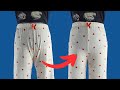Sewing Trick How To Fix Wrinkles On The Crotch Of Pants Repair Clothes