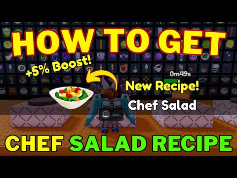How To Make Chef Salad in Craft Food | Chef Salad 🥗 Recipe | Roblox