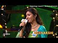 Glimpse Of Oru Jeevan Azhaithadhu Song By Meenakshi Mysskin ️‍ Super Singer Season 11