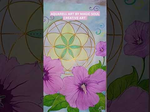 Erblühe in deinem Herzen neu!Aquarell Art By Magic Soul Creative Art 🍀 🌸🌺