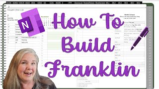 2024 How to Build a Franklin Planner daily page in OneNote