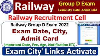 Railway RRC 01/2019 Exam Date, Exam City & Admit Card for Phase I Exams | How to Check  | Rrb  Exam