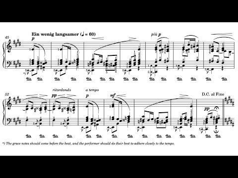 M. Reger/V. Xia - Moment musical Op. 44 No. 5, arranged for the left hand alone