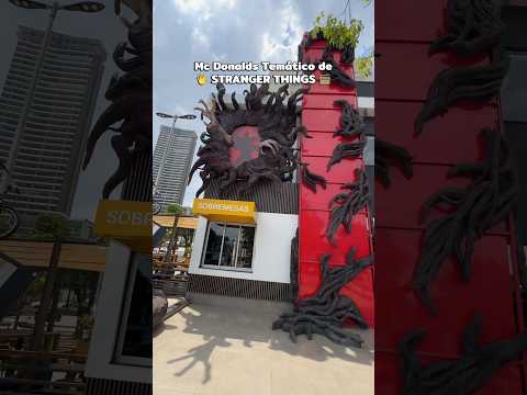 Mc Donald’s temático de Stranger Things em SP 😱🤯