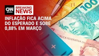 Vídeo: Inflação fica acima do esperado e sobe 0,88% em março sob efeitos da guerra | LIVE CNN