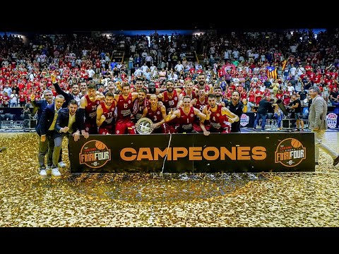 Final Four LEB Oro | Así recibió el Bàsquet Girona el trofeo de campeones