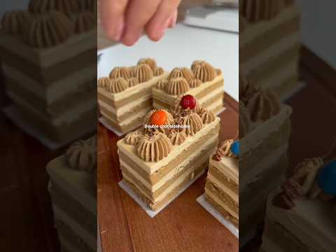 double chocolate layer cake #shots