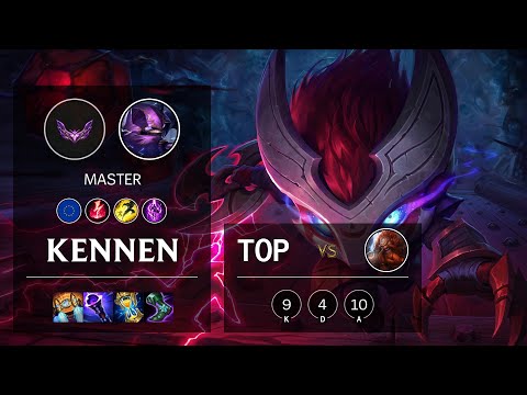 Kennen Top vs Gragas - EUW Master Patch 12.1